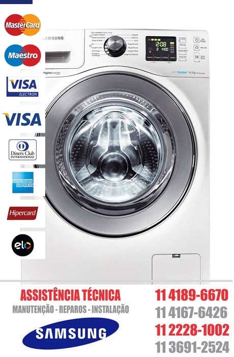 Assistência Lavadora Roupas LG e Samsung