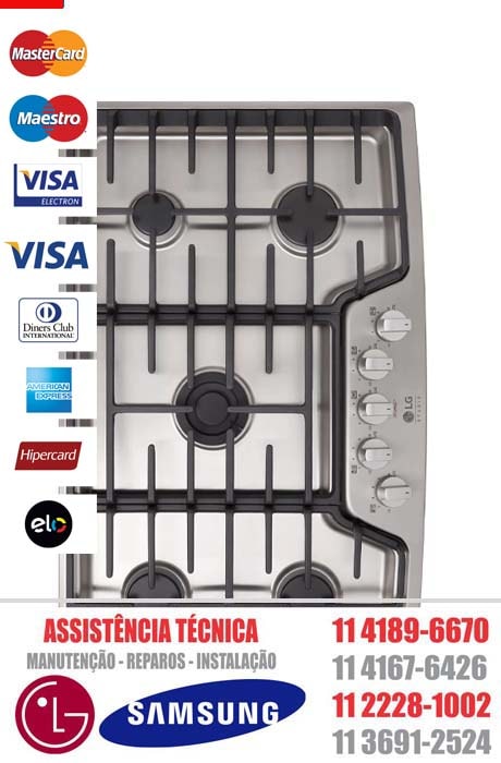 Assistência Cooktop LG e Samsung