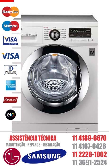 Assistência Secadora LG e Samsung